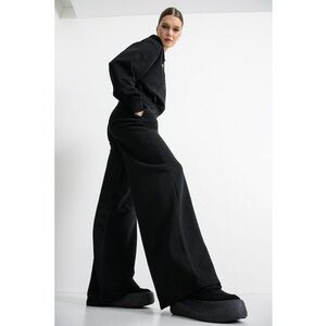 Pantaloni de trening din amestec de bumbac - Negru imagine