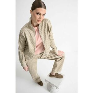 Bluza de trening cu croiala regular-fit si logo - Bej/Maro nisip imagine