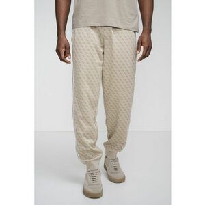 Pantaloni de trening cu logo - pentru fitness - Alb/Maro taupe deschis/Grej imagine