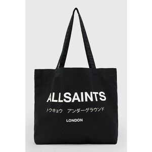 Geanta shopper cu logo Underground - Negru imagine