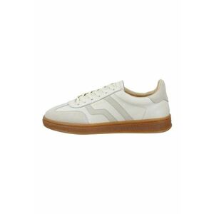 Pantofi sport low-cut cu garnituri din piele intoarsa Cuzima - Gri deschis/Alb optic imagine