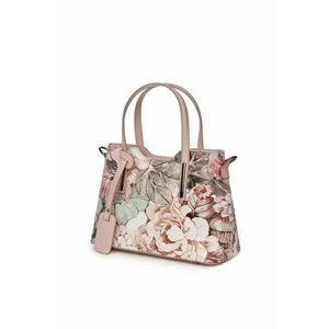 Geanta dama din piele cu model floral Mariella FF1 imagine
