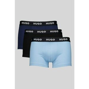 Set de boxeri cu banda elastica cu logo - 3 perechi - Negru/Albastru ultramarin/Albastru imagine