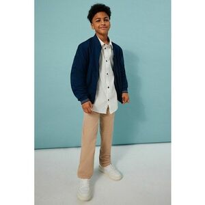 Jacheta bomber regular fit - Bleumarin imagine