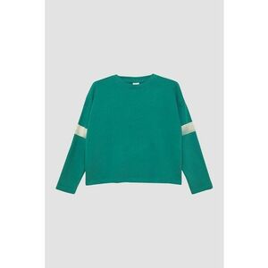 Bluza de trening cu imprimeu grafic pe partea din spate - Verde/Alb fildes imagine