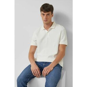 Tricou polo de bumbac - Alb murdar imagine