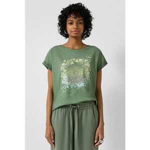 Tricou lejer cu imprimeu grafic - Albastru pastel/Galben pal/Verde feriga imagine