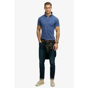 Tricou polo regular fit - Albastru pastel imagine