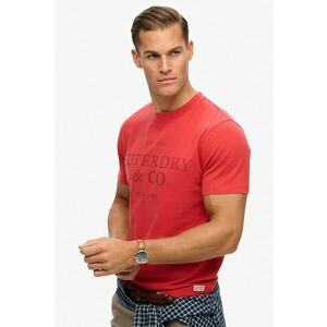 Tricou cu imprimeu logo - Coral imagine