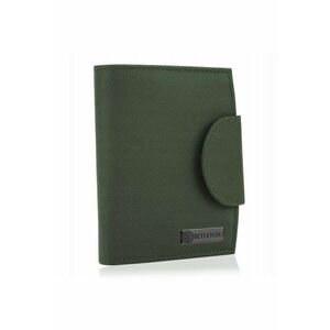 Portofel dama - Piele naturala - 12.5 x 10.5 x 2 - Verde - Verde - 12.5 x 10.5 x 2 imagine
