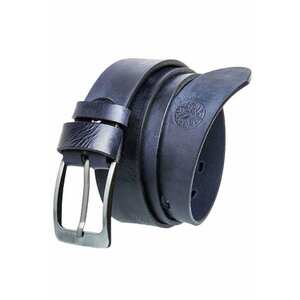 Curea piele - - Albastru inchis imagine
