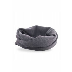 Fular circular - pentru femei - pentru iarna - 35 x 67 cm - Gri deschis imagine