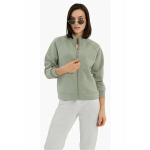 Bluza de trening cu fermoar - cu guler inalt - B-Elia - menta - imagine