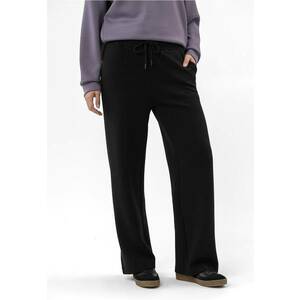 Pantaloni dama de trening - Comfort Fit - material flexibil - N-Eva - negru - Negru imagine