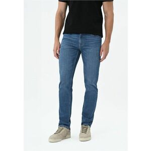 Blugi barbati - Straight Leg - elastic - D-Leon 50 - albastru - Albastru imagine