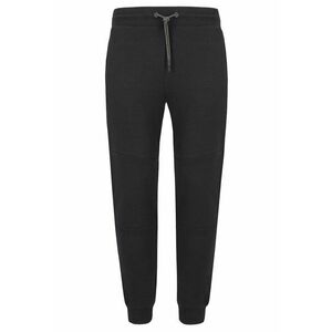 Pantaloni jogger din bumbac - cu snur - N-Kanton - negru - Negru imagine