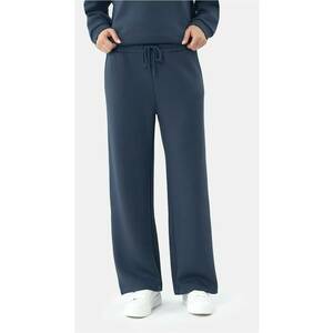 Pantaloni dama de trening - Comfort Fit - material flexibil - N-Eva - albastru - Albastru imagine