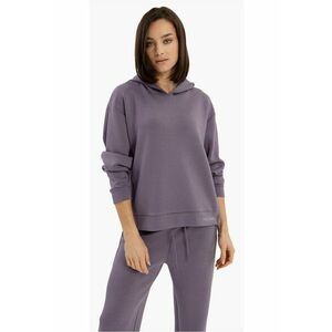 Hanorac lejer cu gluga dama - fermoare laterale - B-Mida - heather - Heather imagine