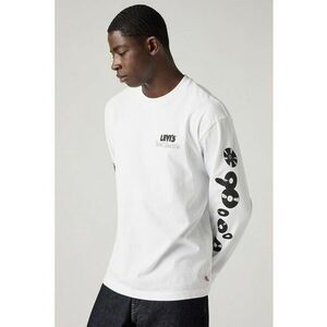 Bluza din bumbac Graphic Authentic - Alb/Negru imagine
