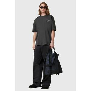 Tricou supradimensionat de bumbac organic Redact - Negru stins imagine