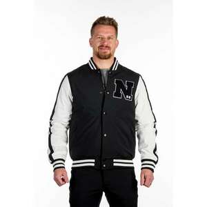 Jacheta cu izolatieSEAL 3L tip bomber pentru barbati KENT - Alb/Negru imagine