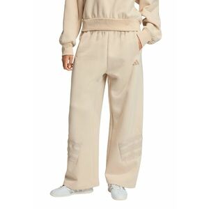 Pantaloni de trening cu croiala ampla si talie elastica - Maro nisip imagine