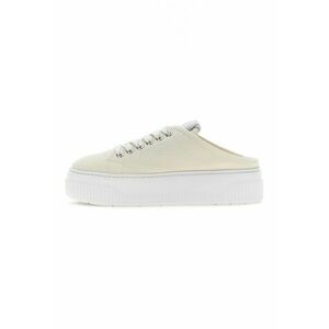 Tenisi cu talpa flatform - Alb murdar imagine