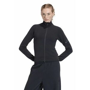 Bluza de trening slim fit din amestec de modal cu fermoar - Negru imagine