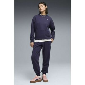 Trening relaxed fit cu buzunar kangaroo - Albastru inchis imagine