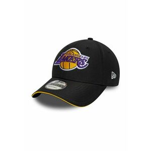 Sapca din microfibra 9Forty LA Lakers NBA - Negru/Violet/Portocaliu mandarina imagine