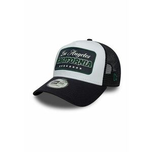 Sapca trucker cu aplicatie California 9Forty - Albastru ultramarin/Alb optic imagine