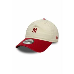 Sapca baseball cu logo 9Twenty Yankees - Rosu/Bej imagine