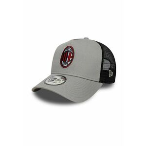 Sapca trucker cu aplicatii 9Forty AC Milan - Rosu/Negru/Gri deschis imagine