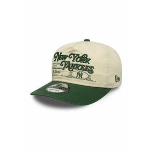 Sapca cu model grafic 19Twenty NY Yankeees - Verde/Bej deschis imagine
