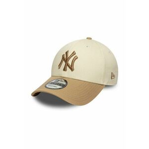 Sapca baseball cu aspect colorblocl 9 Forty NY Yankees - Bej/Bej deschis imagine
