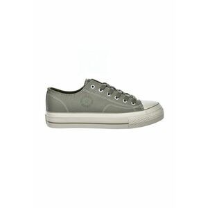 Tenisi low-cut din material textil - Verde feriga imagine