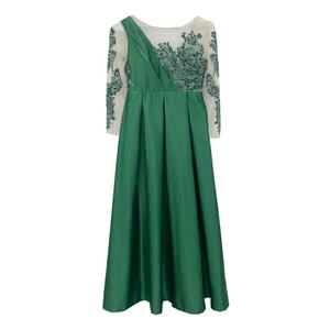 Rochie de seara verde lunga imagine