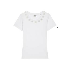Tricou de bumbac organic Lover - Alb imagine