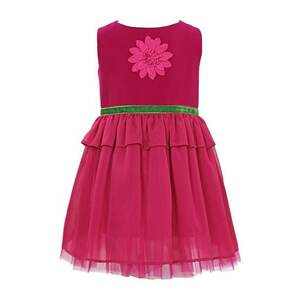 Rochie cu detaliu floral Alivia - Fucsia imagine