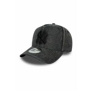Sapca din denim cu capsa pe partea din spate 9Forty NY Yankees - Negru stins - imagine