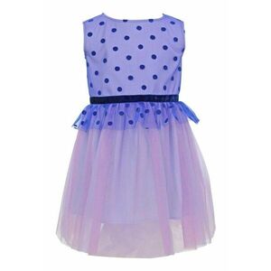Rochie cu imprimeu cu buline Stella - Albastru lavanda imagine