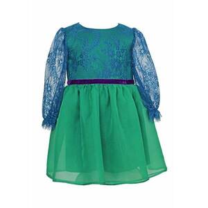 Rochie bleumarin cu dantela imagine