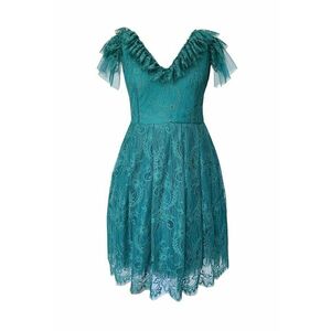 Rochie din dantela cu decolteu in V Vanessa - Albastru petrol imagine