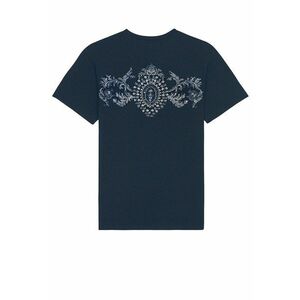 Tricou de bumbac organic Wanderer - Bleumarin imagine