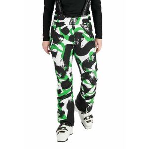 Pantaloni schi 2L 10K/10K dama Isabell - Alb/Verde/Negru imagine