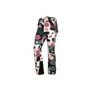 Pantaloni schi 2L 10K/10K dama Isabell - Alb/Negru/Roz imagine