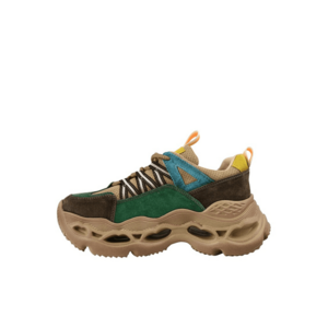 Pantofi sport - dama - HY6383 bej - piele intoarsa - Bej imagine