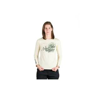 Bluza de bumbac organic cu imprimeu Diya - Alb fildes imagine