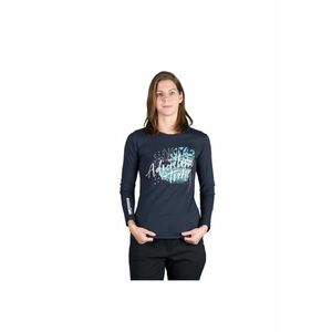 Bluza de bumbac organic cu imprimeu Diya - Blue nights imagine