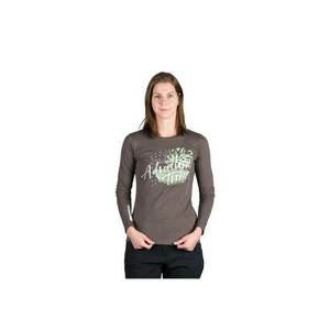 Bluza de bumbac organic cu imprimeu Diya - Verde inchis imagine